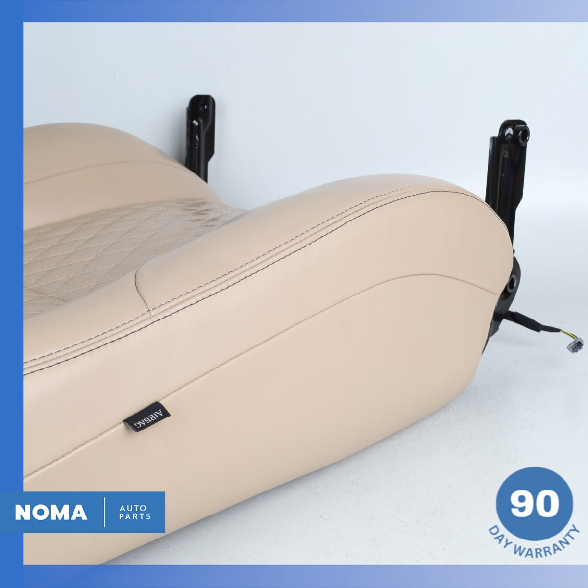 14-19 Jaguar X351 XJL XJR Front Right Passenger Top Upper Seat Cushion Beige OEM - photo 6