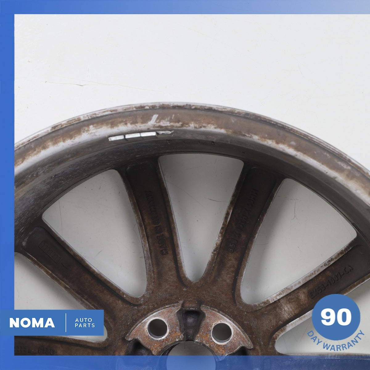 14-24 Jaguar X152 F-Type Propeller 8.5 x R19 19" Front Wheel Rim Silver OEM - photo 10