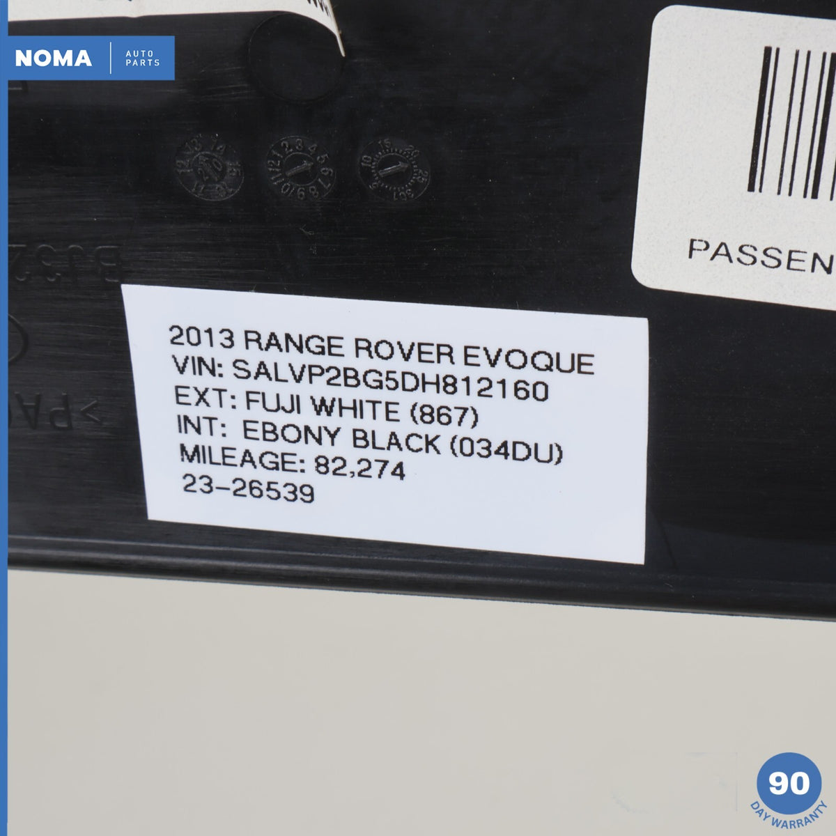12-19 Range Rover Evoque L538 Dash Right Passenger Side Insert Bezel Cover OEM - photo 12
