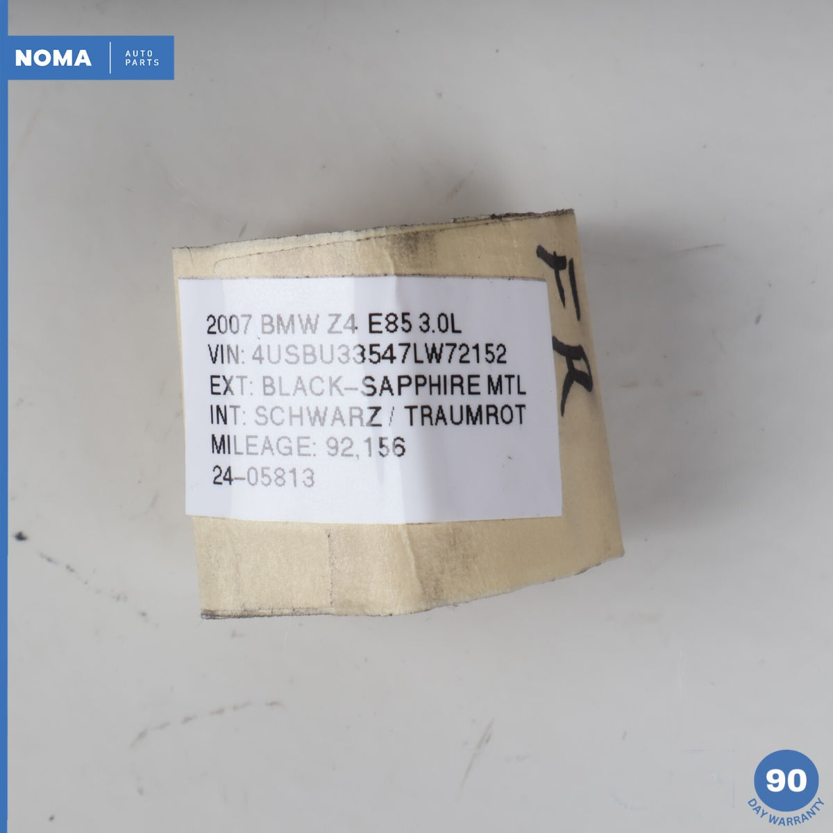03-08 BMW E85 Z4 Right Passenger Door Window Weather Strip Seal Set of 2 OEM - photo 15
