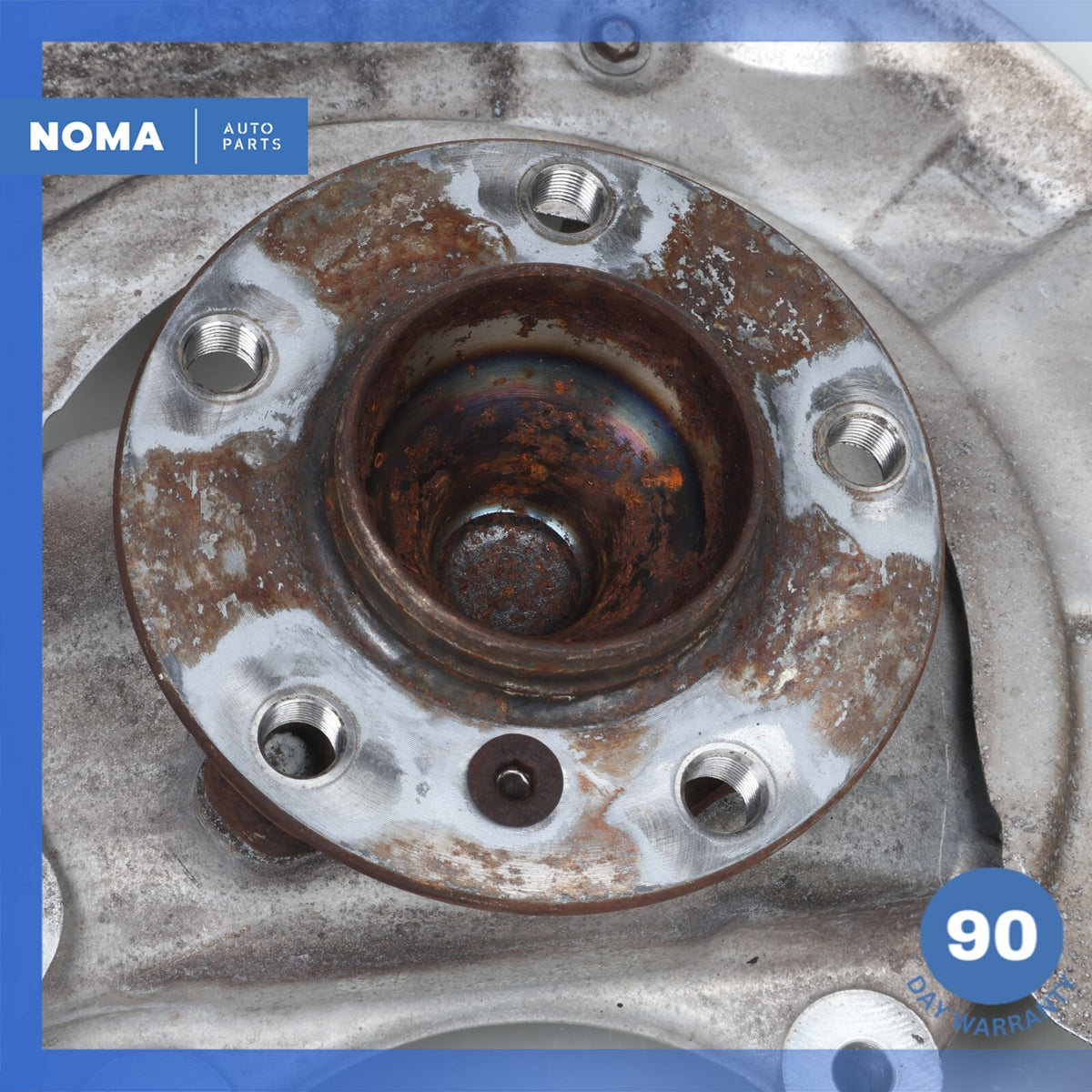 11-16 BMW F10 535i 640i Front Right Passenger Spindle Knuckle Hub w/ Shield OEM - photo 6