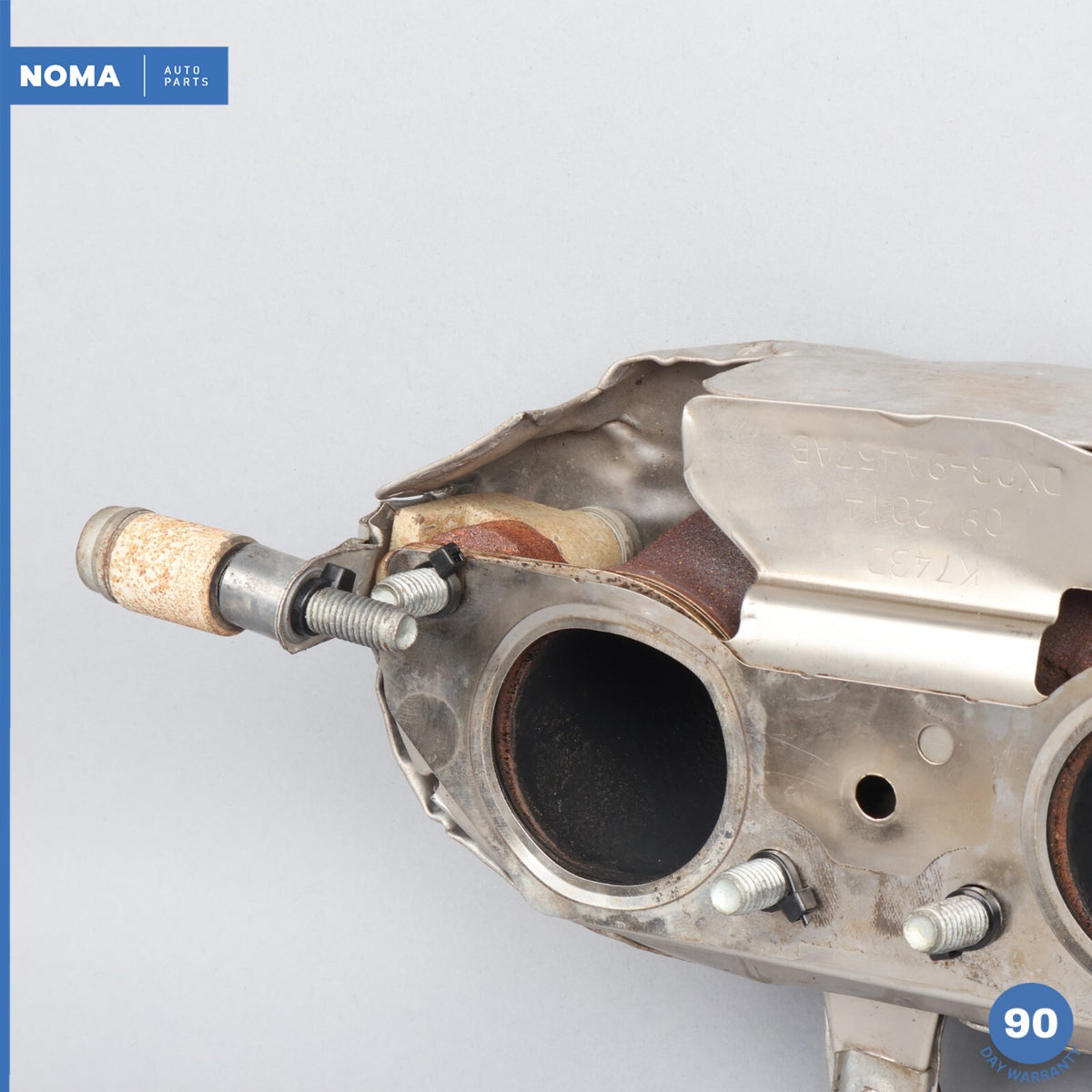 13-15 Jaguar XF X250 3.0L V6 S/C Left Side Exhaust Manifold DX239431AA OEM - photo 5