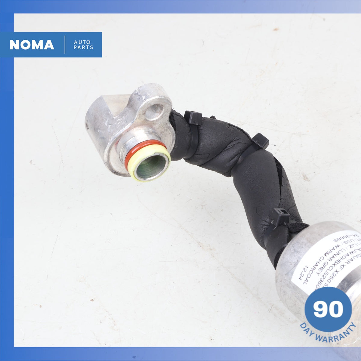 10-15 Jaguar X250 XF XFR RWD A/C AC Air Conditioning Hose Pipe Line OEM - photo 11