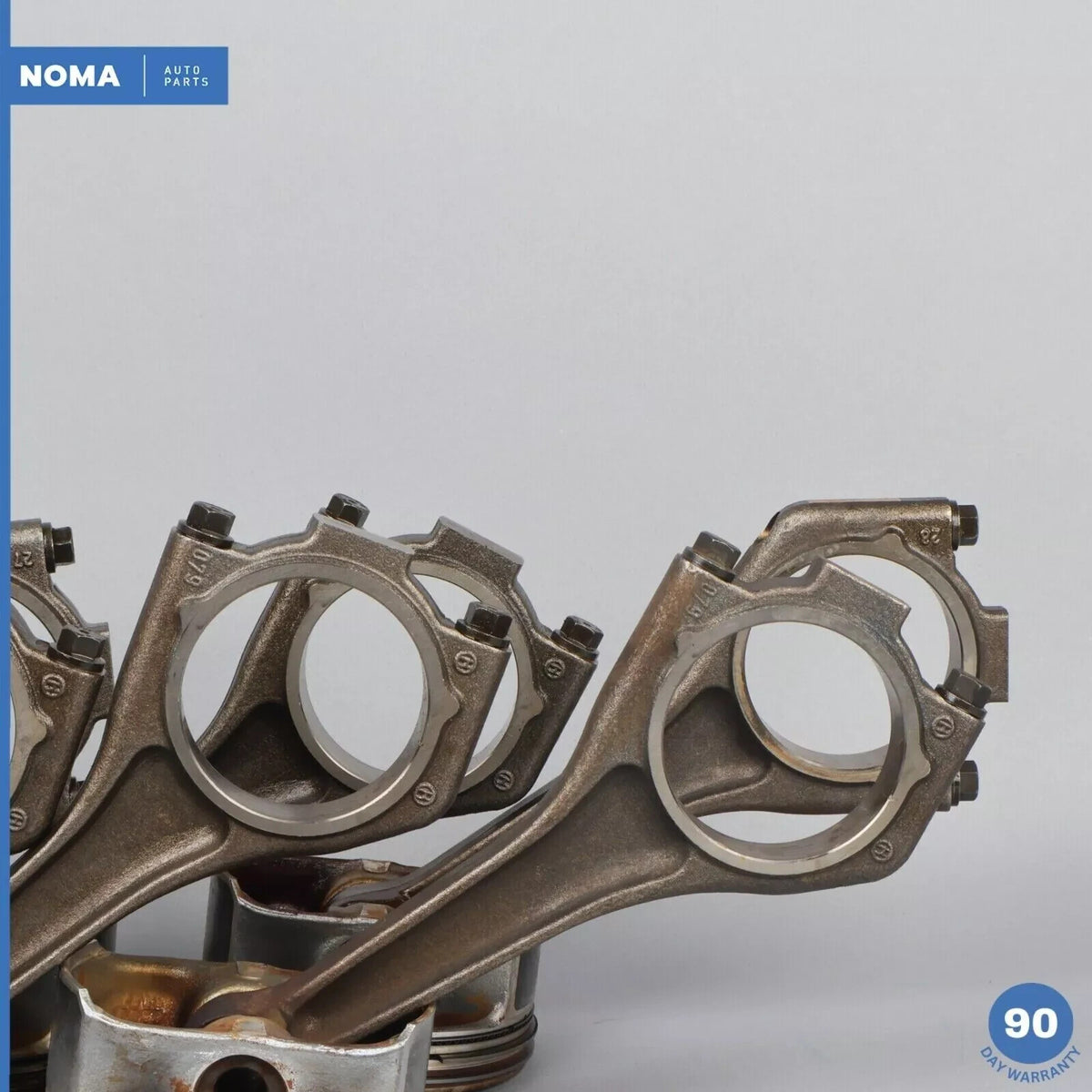 10-15 Jaguar X250 XF RR 5.0L N/A AJ133 V8 Engine Piston Connecting Rod Set OEM - photo 3