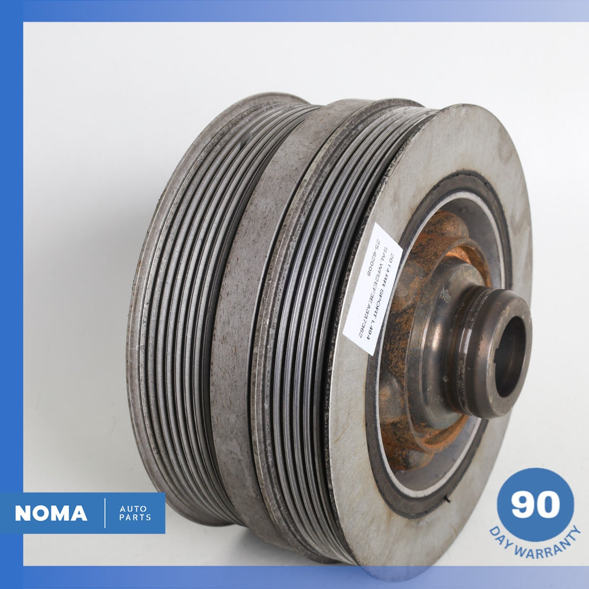 10-23 LR Range Rover Sport L494 F-Type XF Engine Crankshaft Balancer Pulley OEM - photo 8