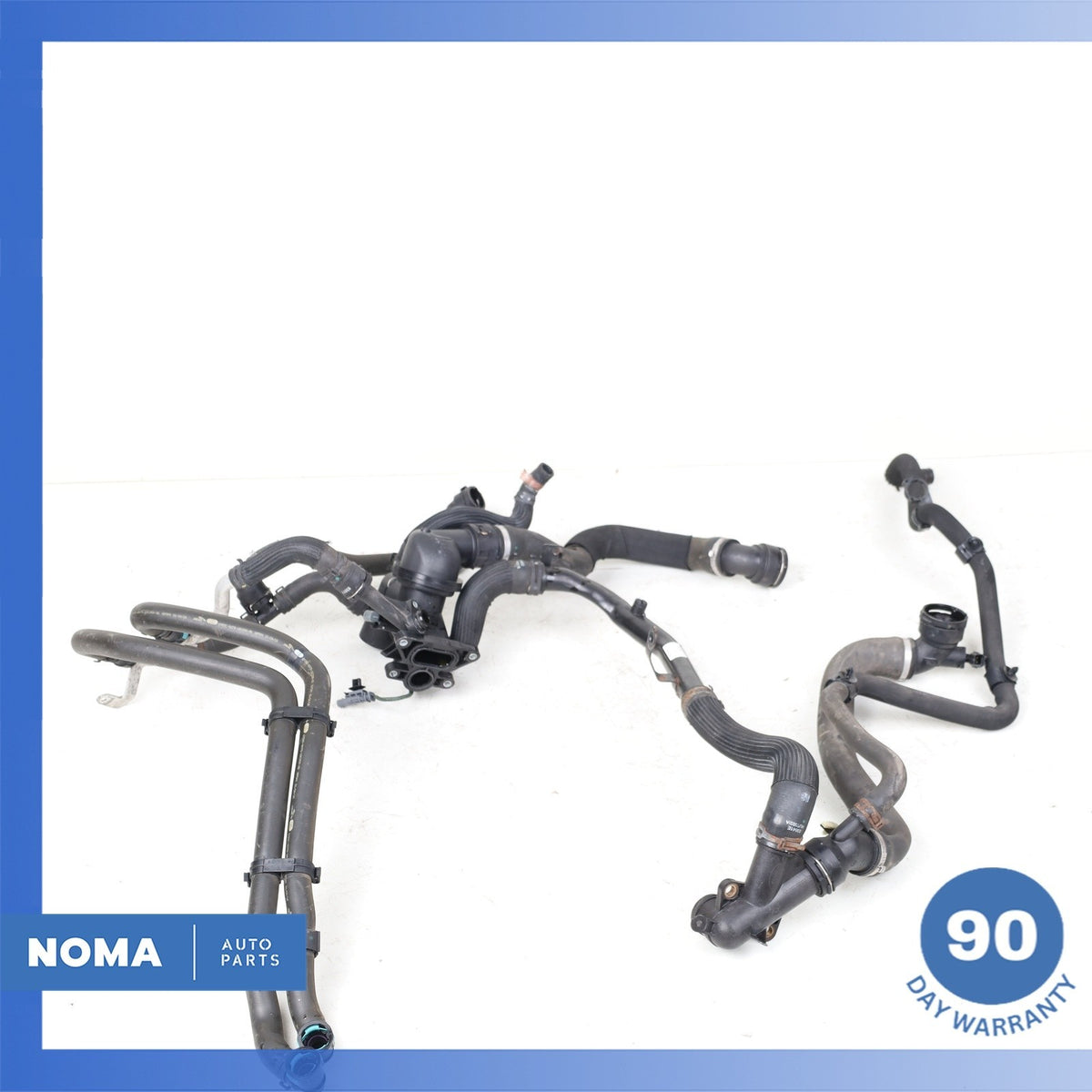 17-19 Jaguar X760 XE 2.0L Diesel Engine Radiator Thermostat Coolant Hose Set OEM - photo 10