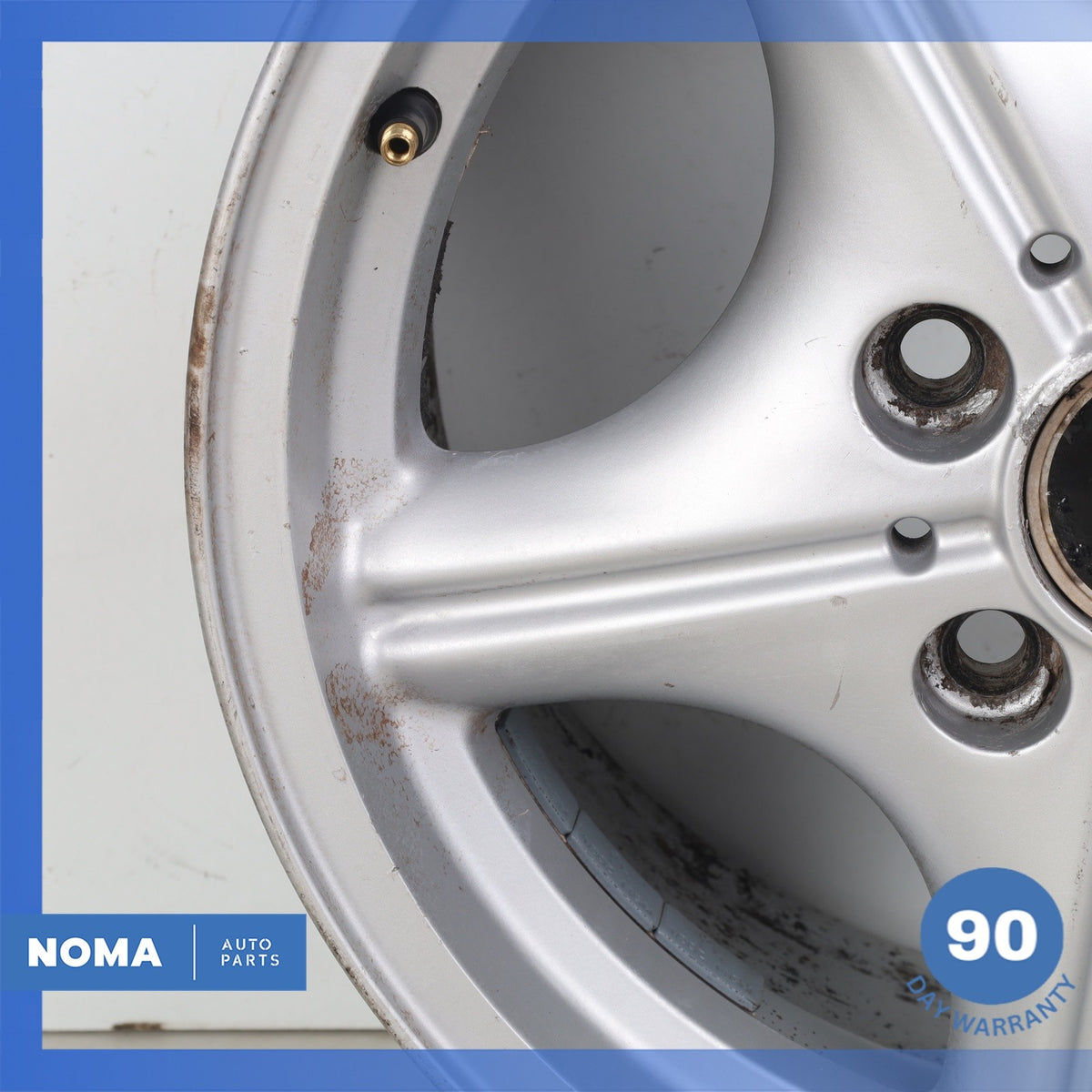 96-02 BMW E36 Z3 Style 35 7 x R16 16" Wheel Rim Silver 36111092260 OEM - photo 4