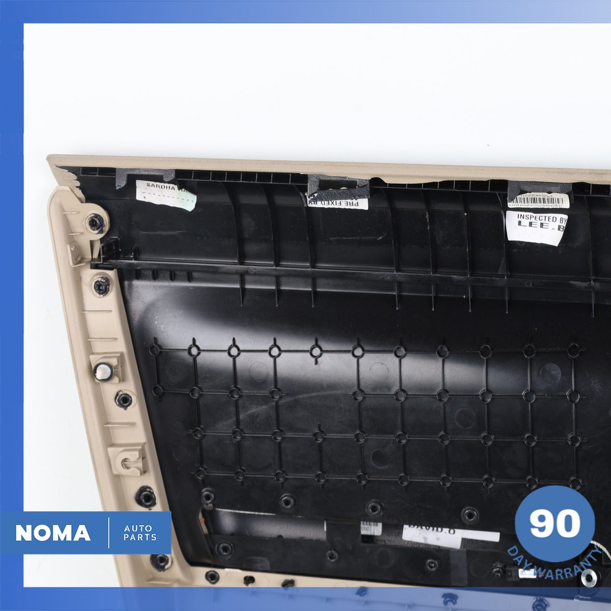 12-19 Range Rover Evoque L538 2DR Front Right Door Trim Panel Assembly Beige OEM - photo 15