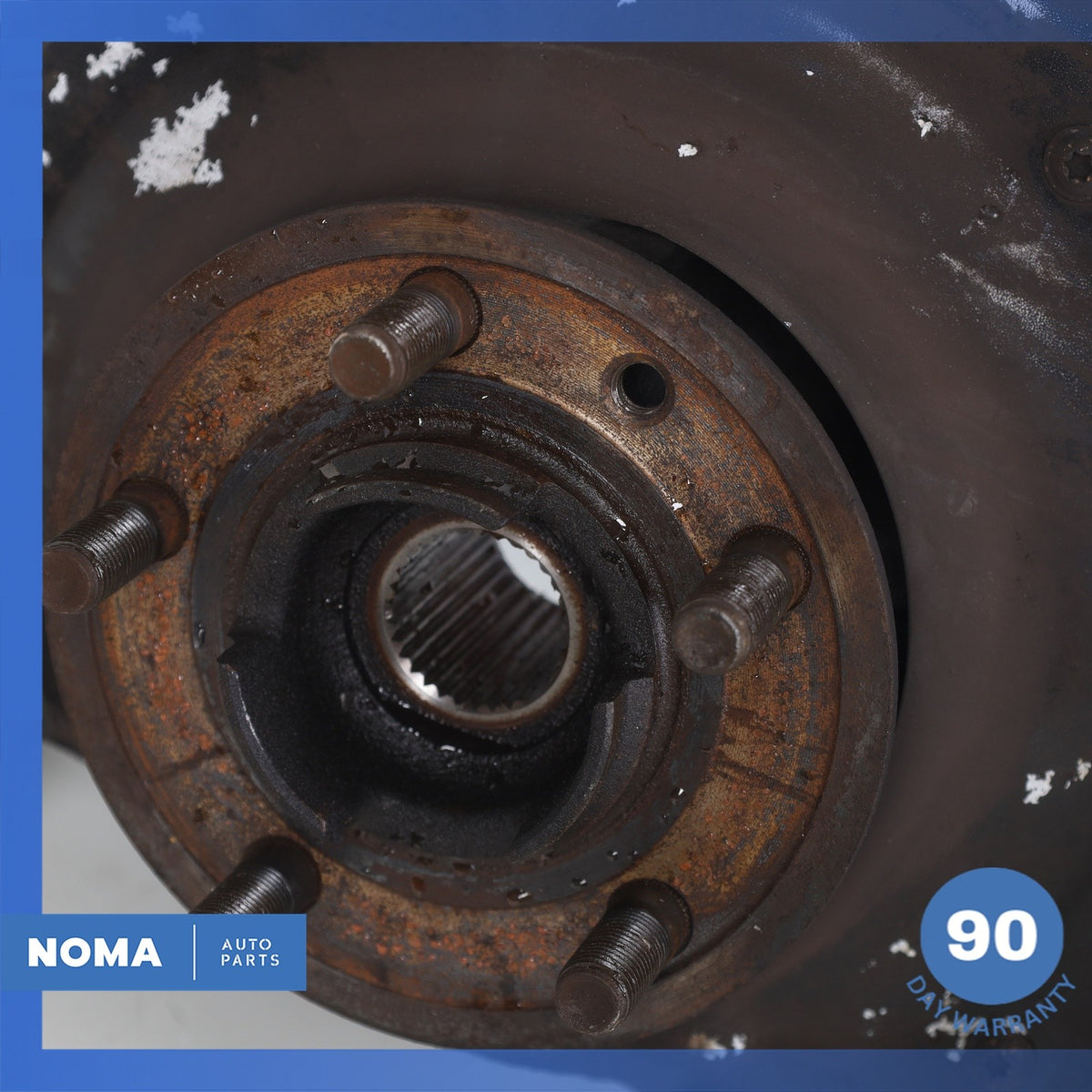 14-17 LR Range Rover L494 L405 Rear Right Spindle Knuckle Hub w/ Shield OEM - photo 7