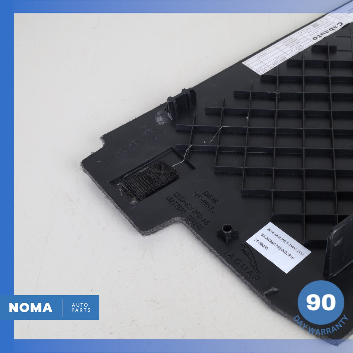 2014 Jaguar X152 F-Type Trunk Boot Battery Cover Carpet Trim EX53801293AD OEM - photo 11