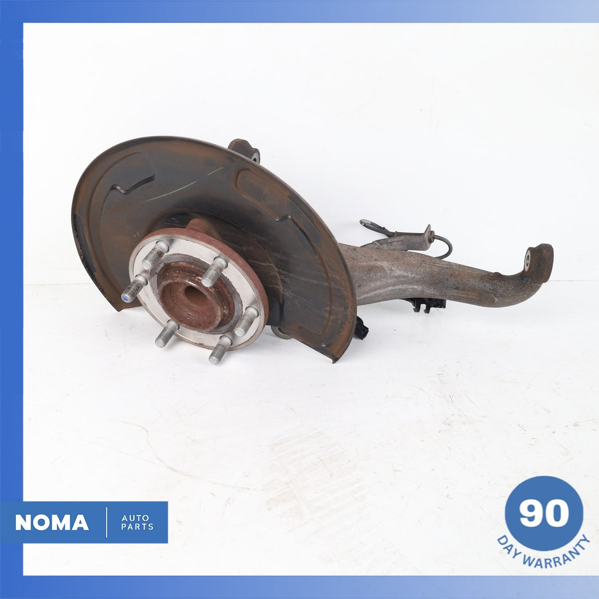 11-24 Infiniti Z62 QX80 RWD Front Left Spindle Knuckle Hub w/ Shield OEM 82k - photo 2