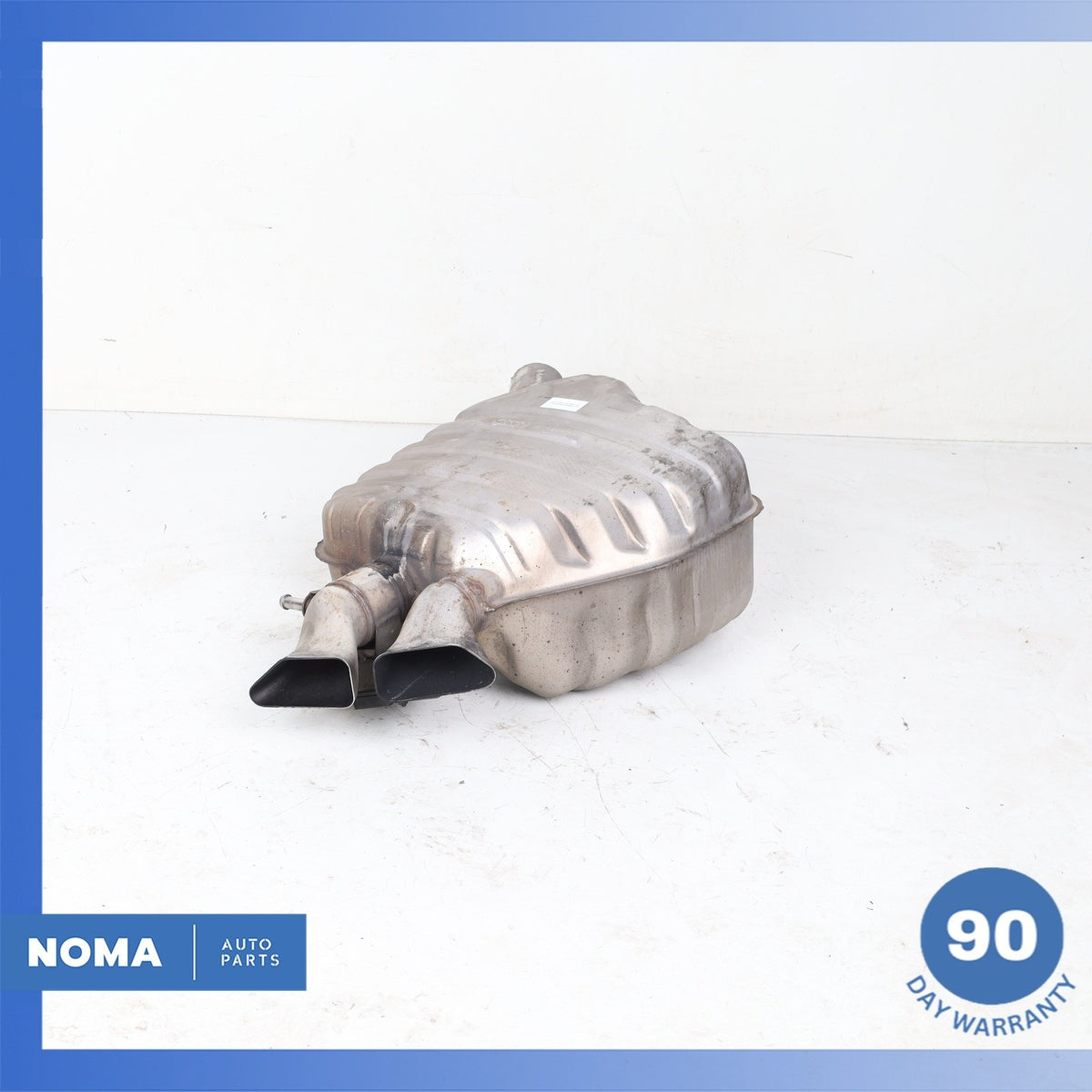 15-18 Audi D4 A8 Rear Left Side Exhaust Muffler Assembly 4H0253609CA OEM - photo 1