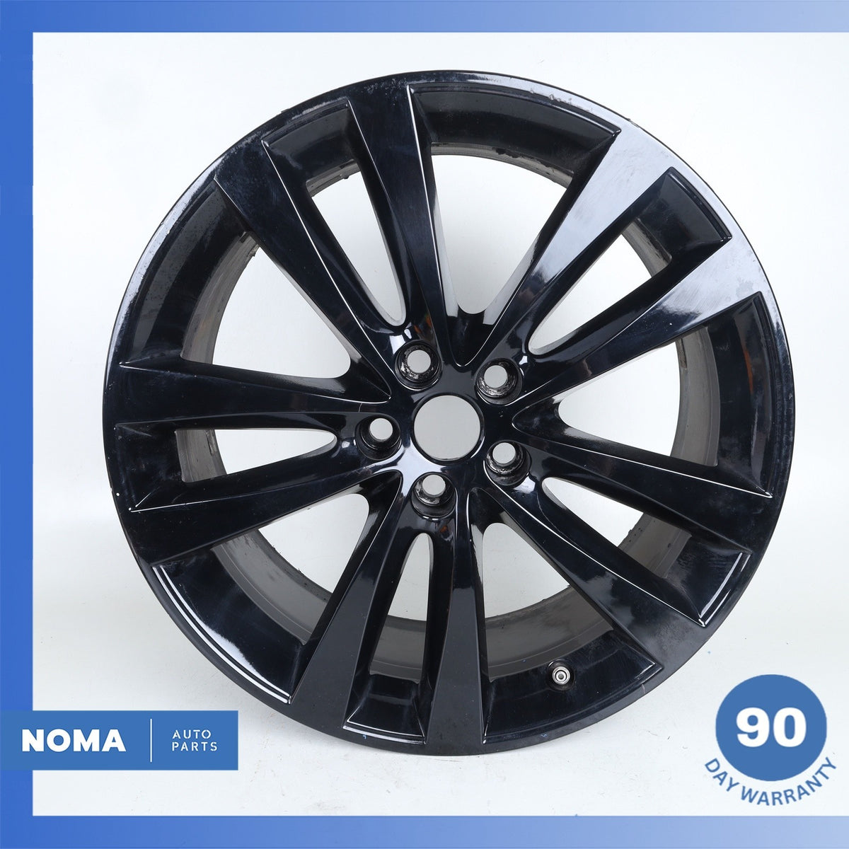 17-21 Jaguar X760 XE Venom 8.5 x R19 19" Rear Wheel Rim Black GX7M1007GA OEM - photo 1