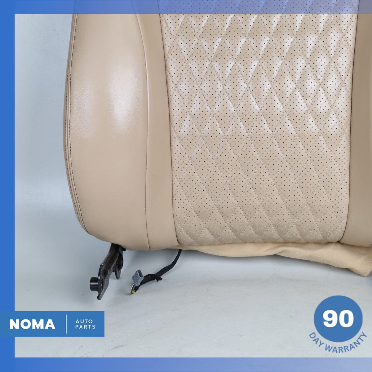 14-19 Jaguar X351 XJL XJR Front Right Passenger Top Upper Seat Cushion Beige OEM - photo 4