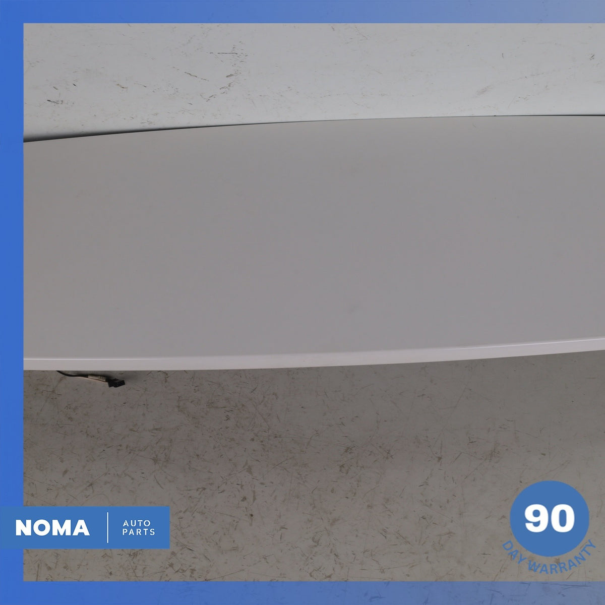 15-18 Audi 8U Q3 Rear Top Upper Lid Spoiler w/3rd Stop Lamp White OEM - photo 4