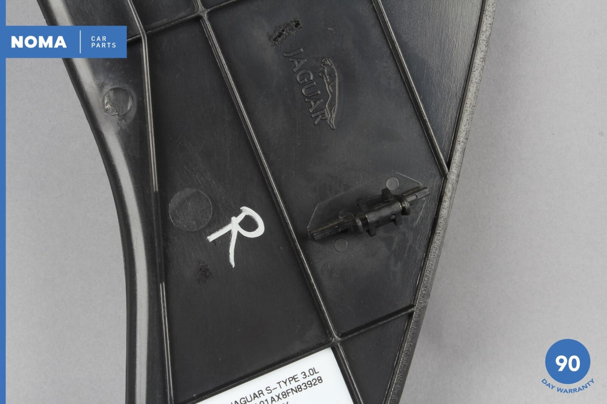 05-08 Jaguar S-Type X204 Right Passenger Side Dashboard End Cover Trim LEG OEM - photo 8