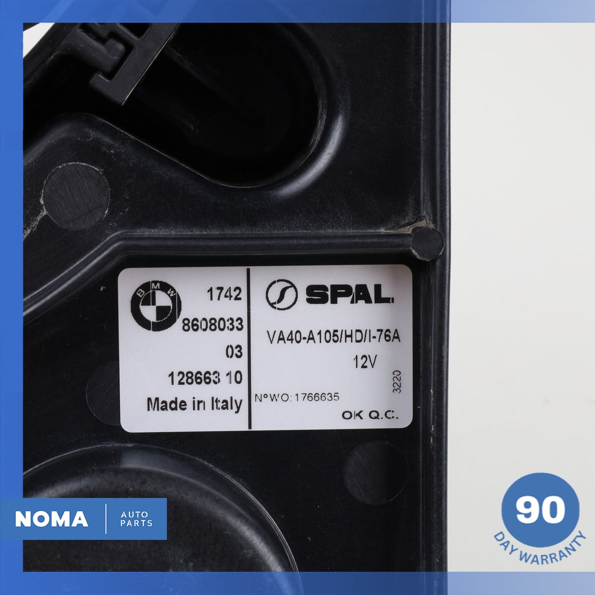 14-21 BMW i3 I01 Hybrid Aux Auxiliary Radiator Cooling Fan Motor 17428608033 OEM - photo 15