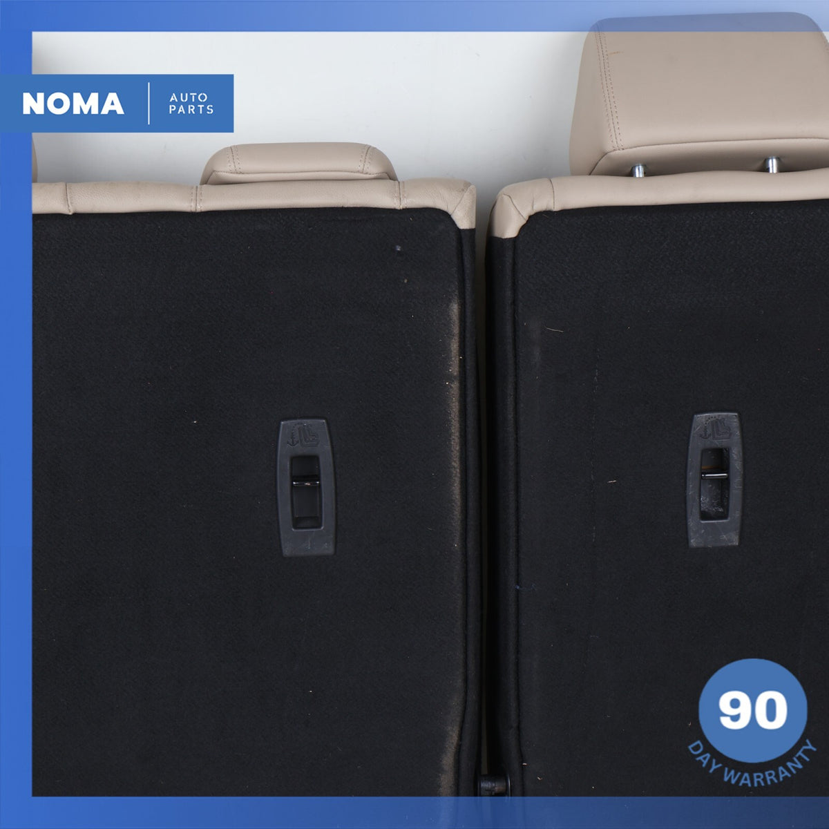 12-15 Range Rover Evoque L538 Rear Left & Right Upper Seat Cushion Set Beige OEM - photo 16