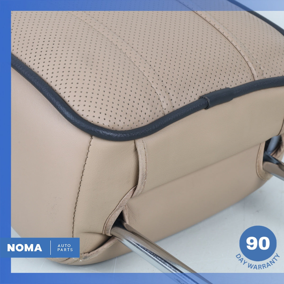 09-12 Land Rover Range Rover L322 Front Left Side Headrest Head Rest Beige OEM - photo 5