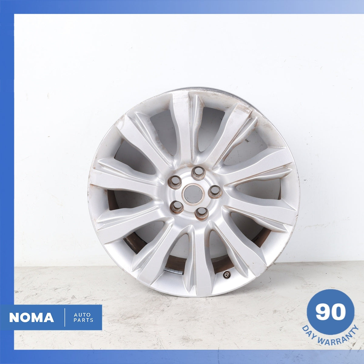 13-22 Land Rover Range Rover L405 Style D 9.5 x R21 21" Wheel Rim Silver OEM - photo 1