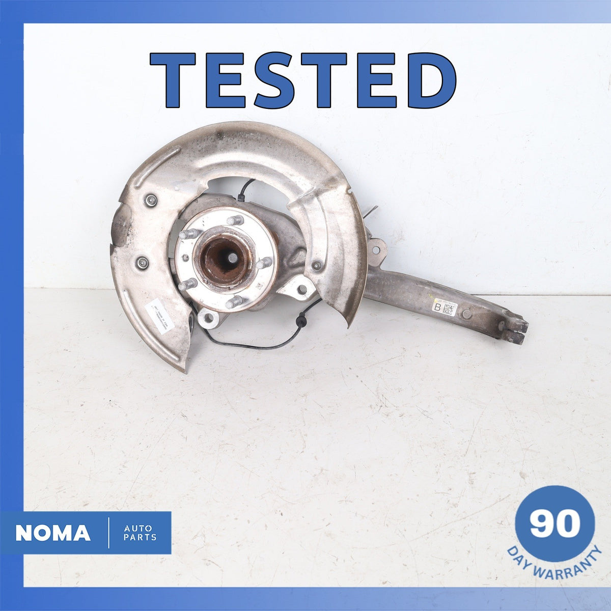 16-18 Jaguar X260 XF Front Left Spindle Knuckle Hub w/ Shield T2H35510 OEM - photo 1