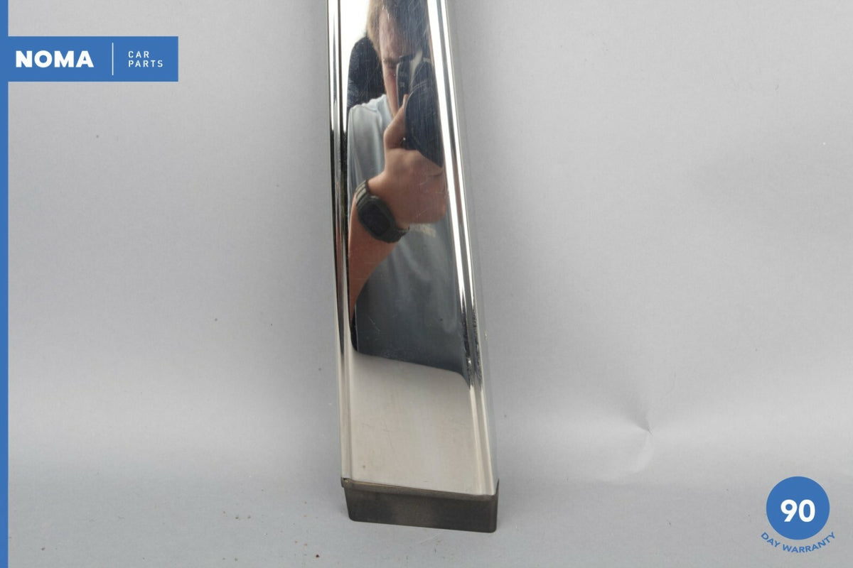 88-94 Jaguar XJ6 XJ40 Right Passenger Side Exterior B Pillar Molding Chrome OEM - photo 3