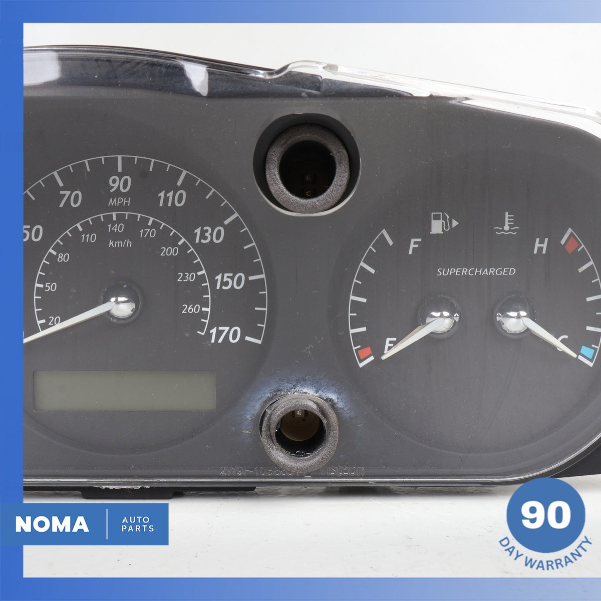04-05 Jaguar X350 XJR Super V8 Instrument Speedometer Gauge Cluster C2C18458 OEM - photo 4
