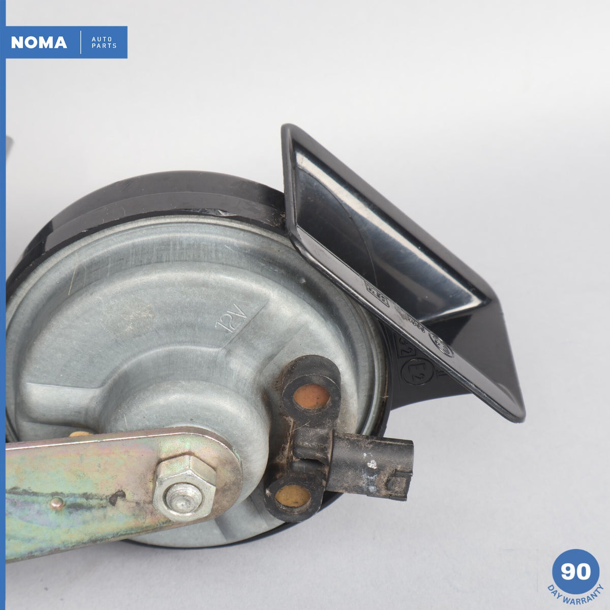 04-10 BMW 650i E63 E64 High & Low Tone Note Pitch Alarm Horn Siren Set OEM - photo 8