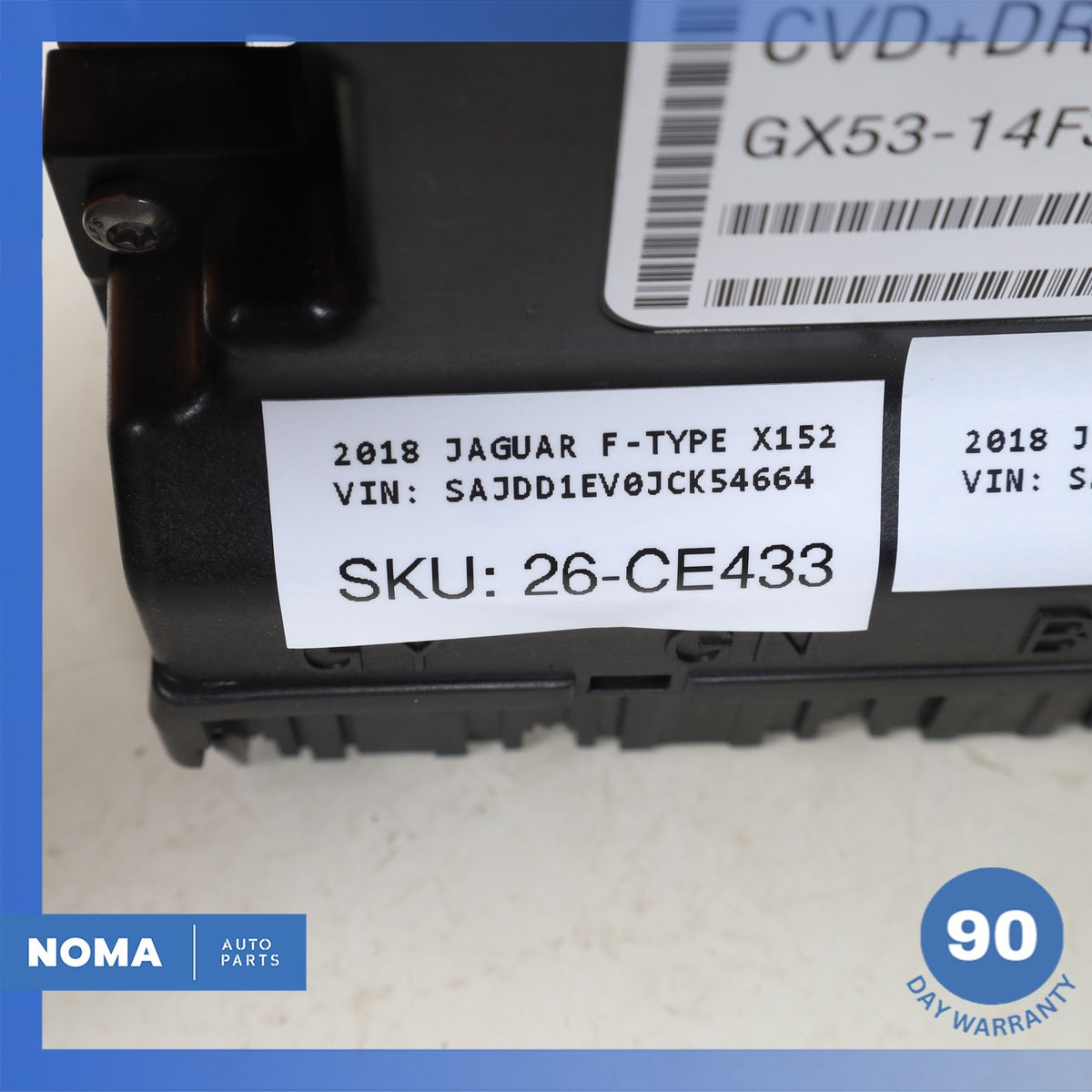 2018 Jaguar X152 F-Type Air Suspension Damping Control Module GX5314F392DF OEM - photo 13