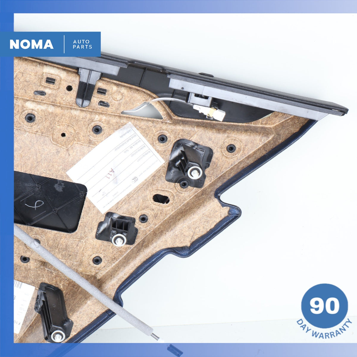 11-16 BMW F10 528i 535i Rear Left Interior Door Panel Assembly Nappa Brown OEM - photo 13