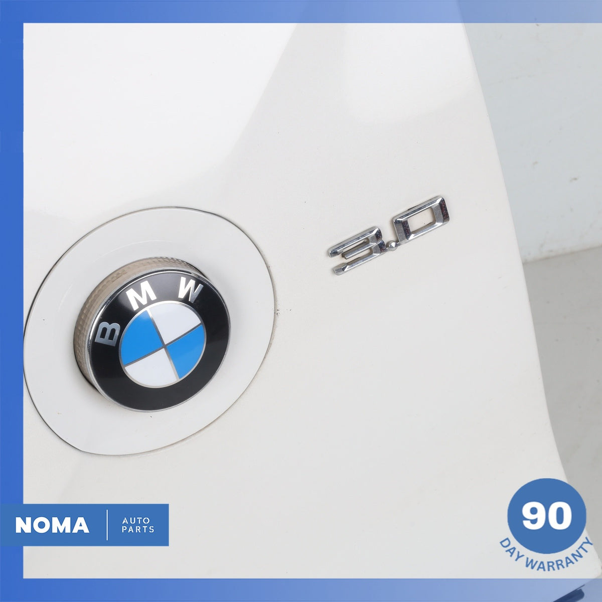 03-08 BMW E85 Z4 Front Left Fender Wing Cover Panel White OEM - photo 3