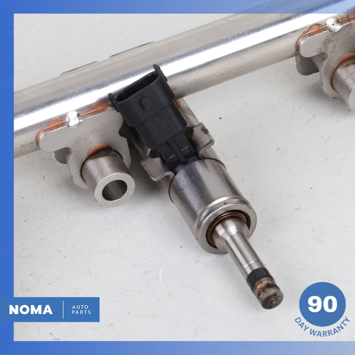 Range Rover Evoque L538 Engine Motor Fuel Injector Rail w/ Injectors OEM 28k - photo 6