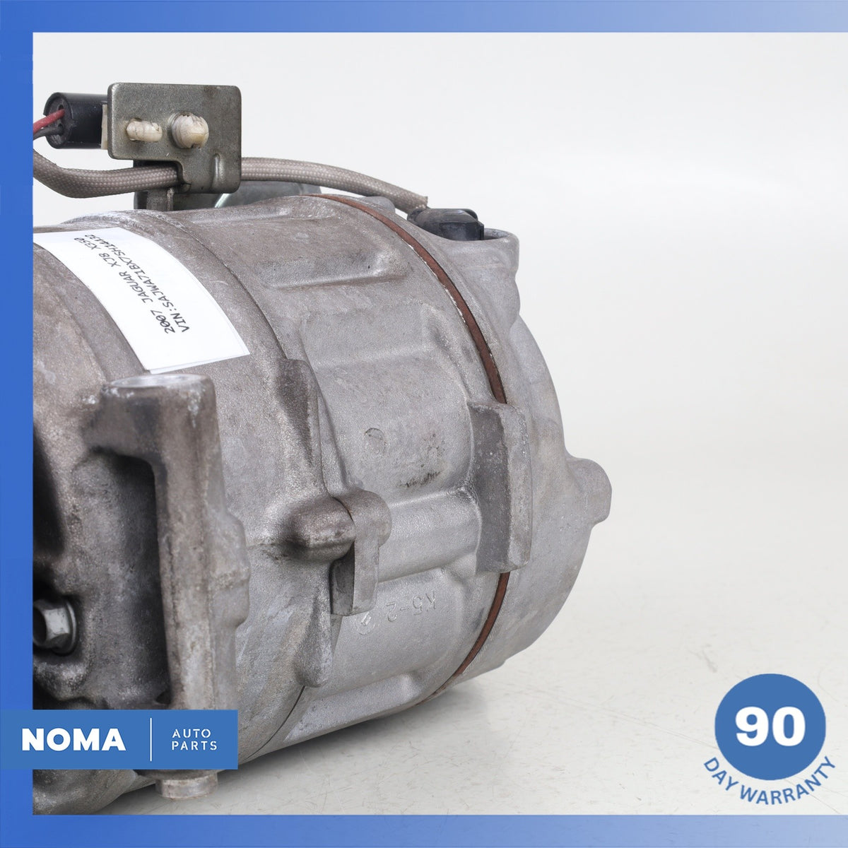 04-09 Jaguar X350 XJ8 VDP A/C AC Air Conditioning Compressor Clutch OEM 62k - photo 4