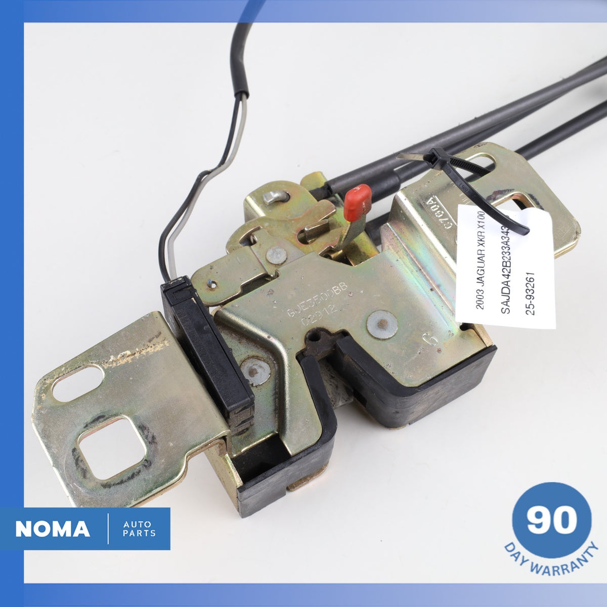 01-06 Jaguar X100 XKR XK8 Trunk Boot Latch Lock Mechanism w/ Cable GJE3500BB OEM - photo 8