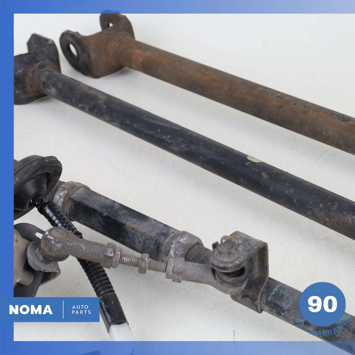 04-08 Lexus MHU33 RX400h Rear Right Control Arm Set w/ Height Sensor OEM - photo 5
