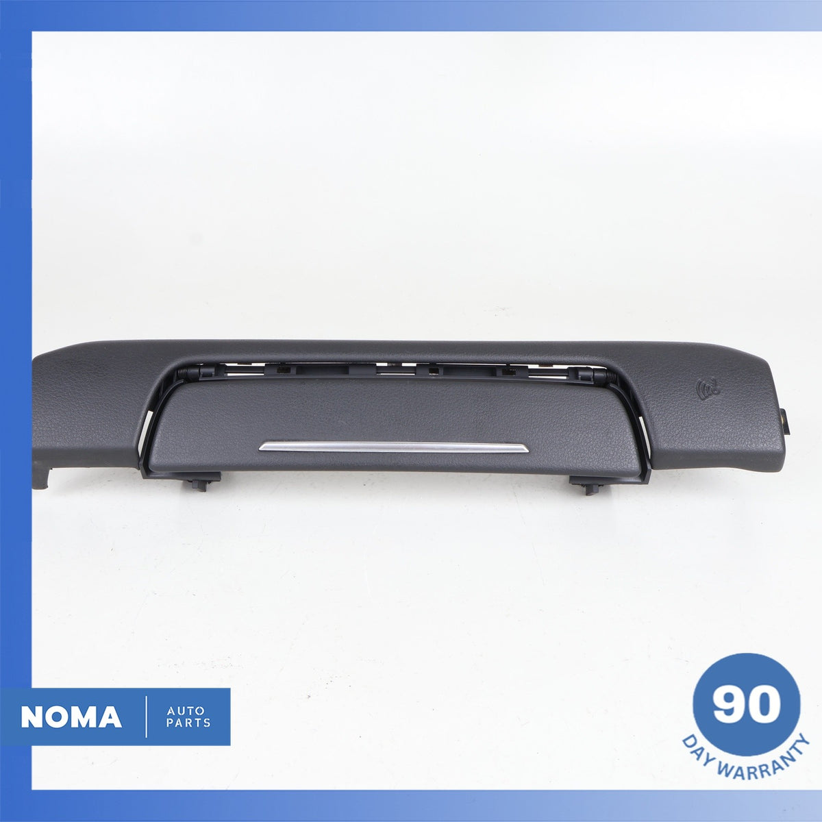 11-18 Audi D4 A8L Dashboard Center Lower Storage Lid Cover Black OEM - photo 1