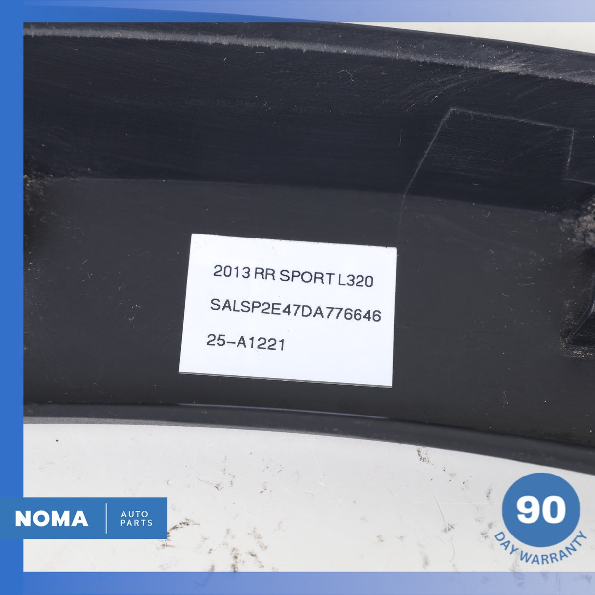 06-13 Range Rover Sport L320 Rear Left Driver Quarter Wheel Arch Molding OEM - photo 11