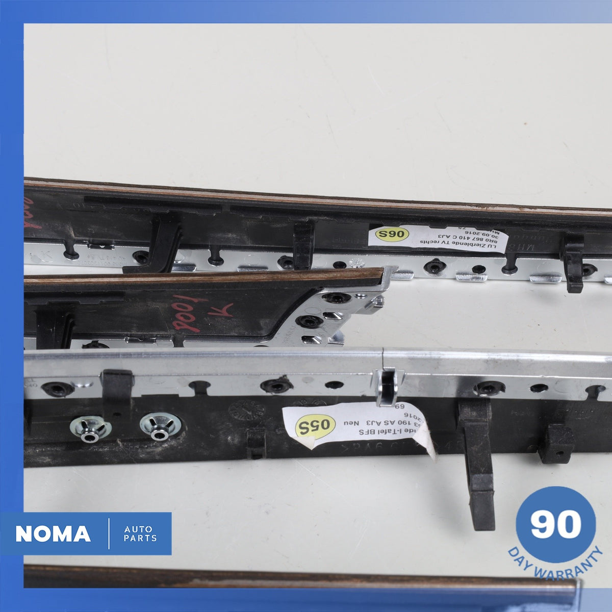 09-17 Audi 8RB Q5 SQ5 Front & Rear Interior Door Panel Molding Trim Wood Set OEM - photo 19