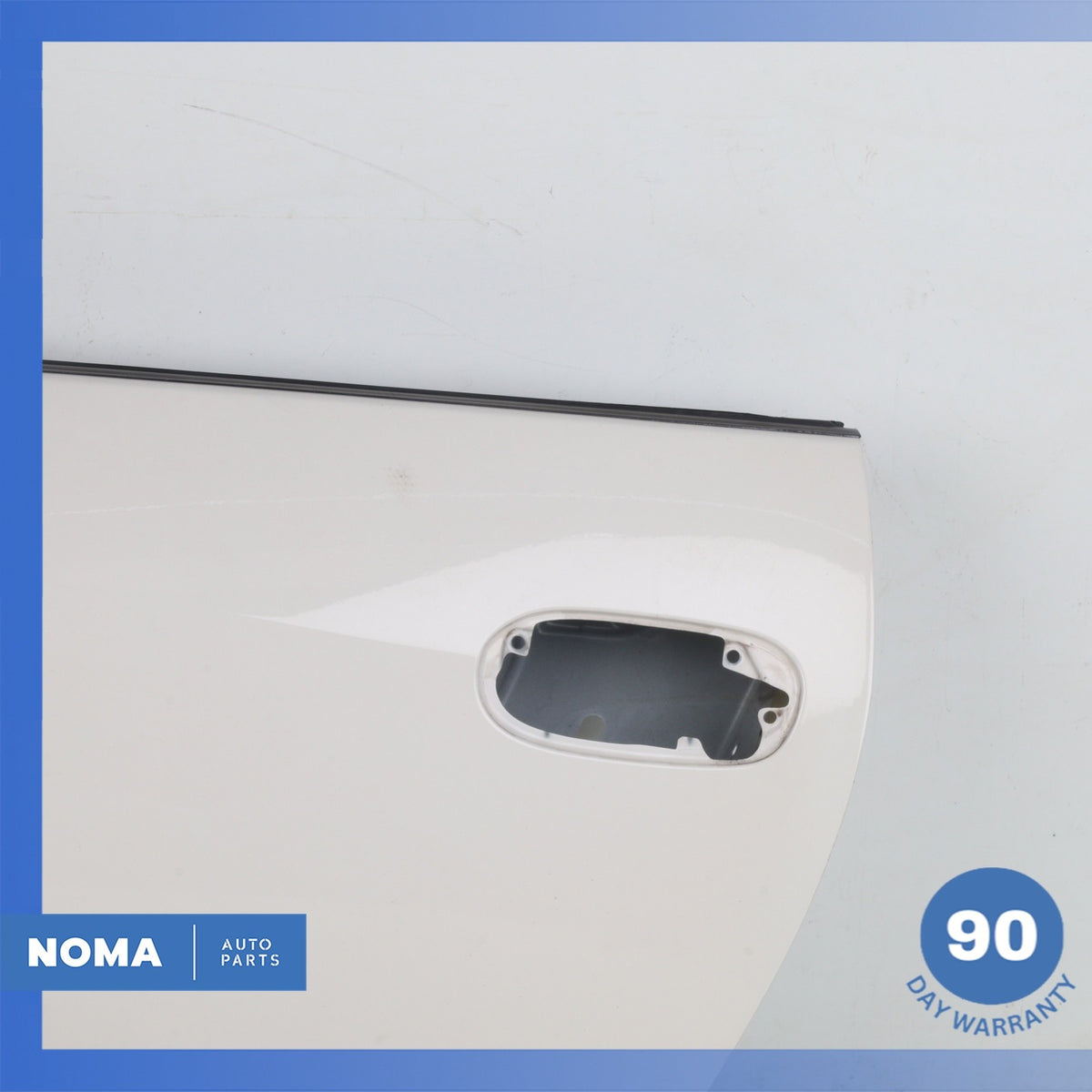03-08 BMW E85 E86 Z4 Left Driver Side Door Shell Panel White OEM - photo 2