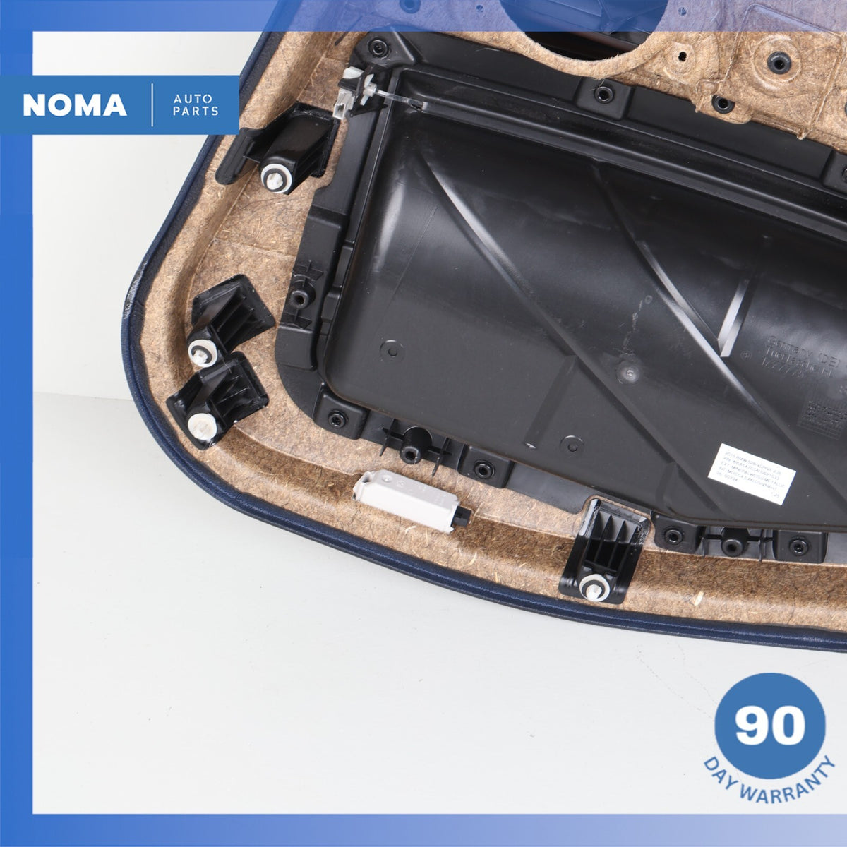 11-16 BMW F10 528i 535i Rear Left Interior Door Panel Assembly Nappa Brown OEM - photo 16