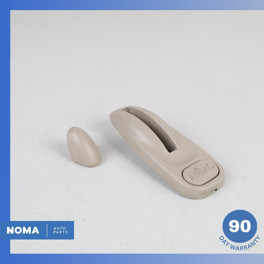 00-06 Jaguar X100 XKR XK8 Right or Left Seat Lever Knob Handle Beige w/Badge OEM - photo 1