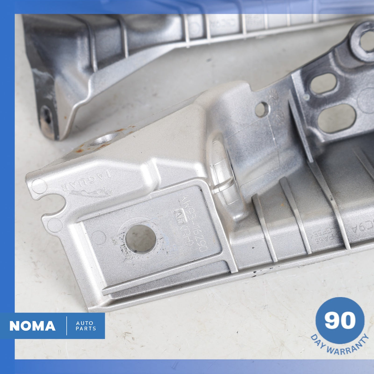 10-19 Jaguar X351 XJ XJR Right & Left Side Fender Support Bracket Mount Set OEM - photo 4
