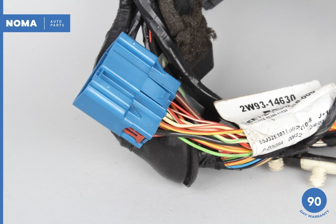 2004 Jaguar XJ8 XJR X350 Front Right Passenger Side Door Wiring Harness OEM - photo 10