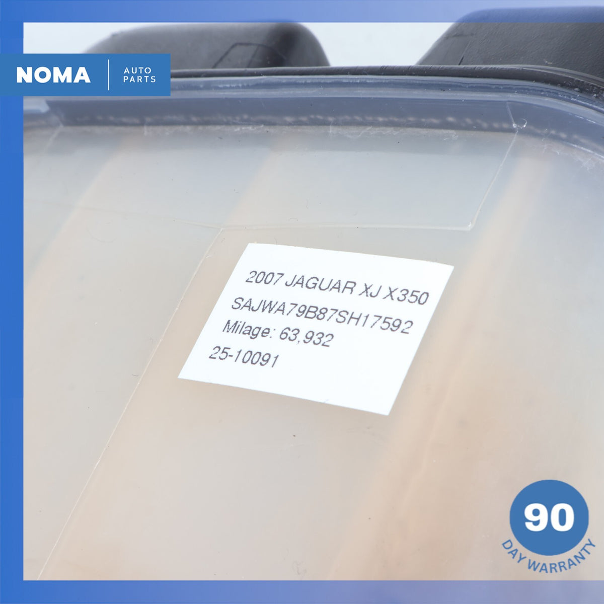 04-09 Jaguar X350 XJ8 VDP Radiator Coolant Expansion Tank 2W938A080AF OEM - photo 12