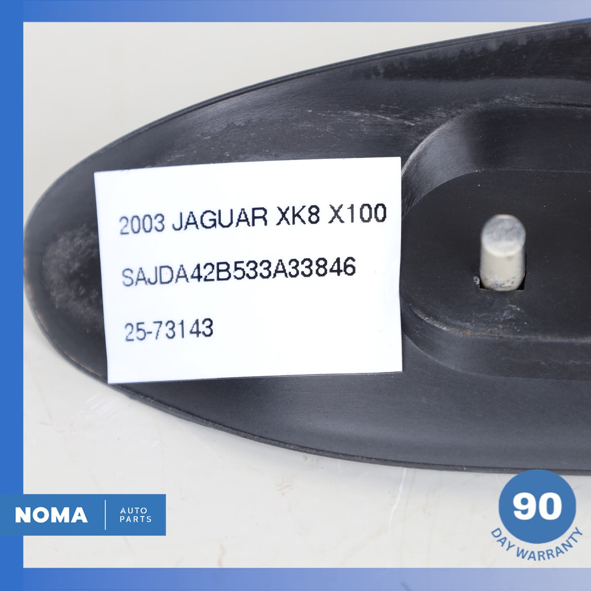 03-06 Jaguar X100 XKR Rear Trunk Bezel License Plate Light Lamp Trim Gray OEM - photo 18