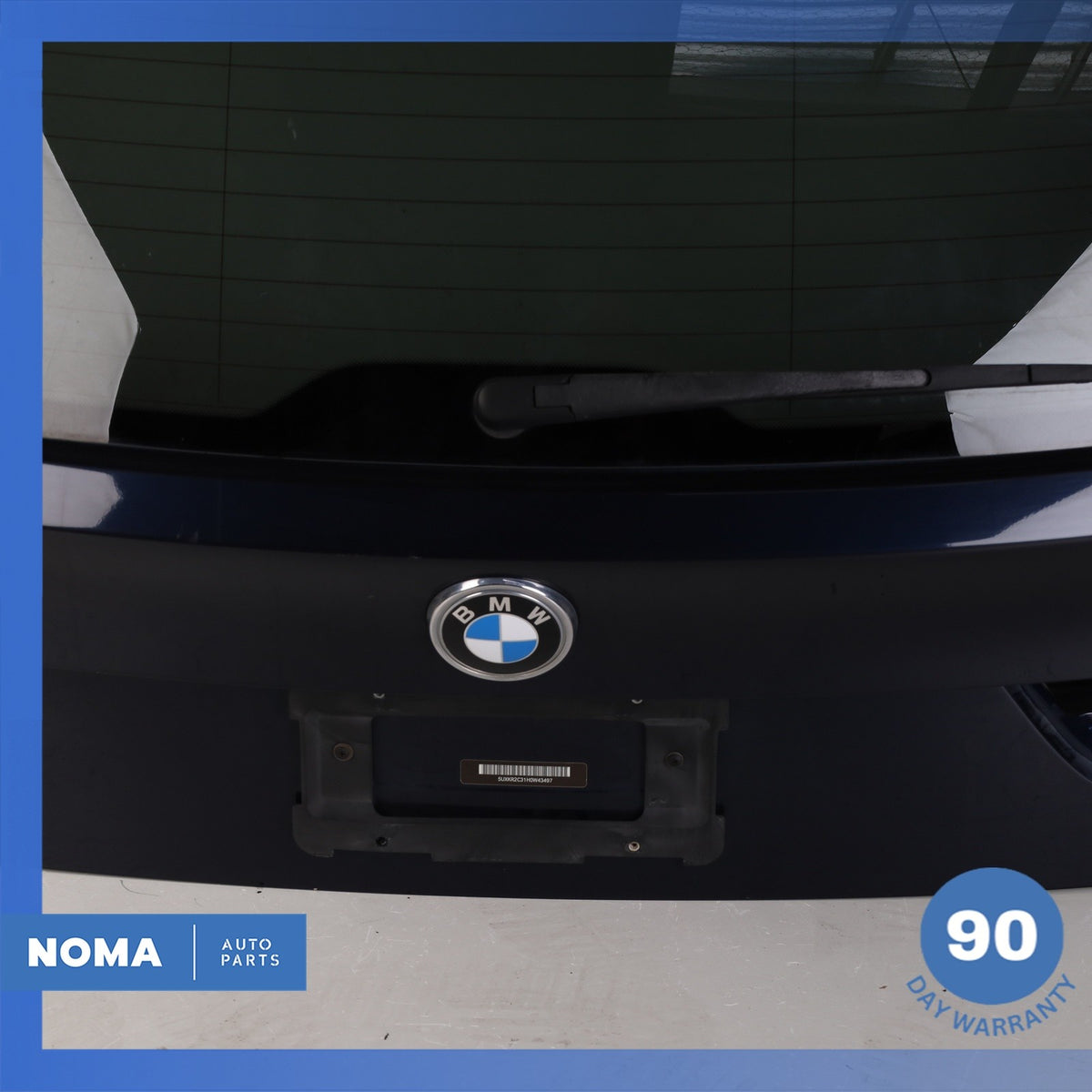 14-18 BMW F15 X5 Trunk Lid Liftgate Tailgate Hatch Shell Blue 41007378121 OEM - photo 7