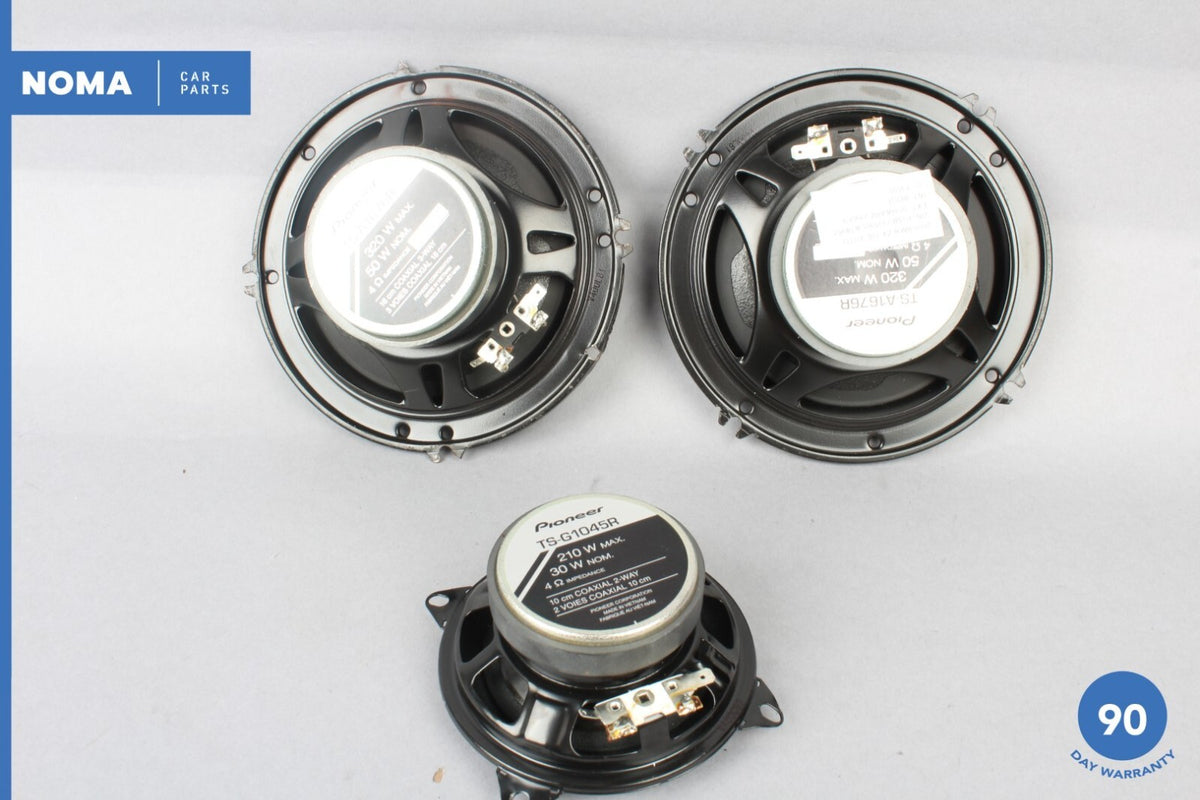 03-08 BMW Z4 E85 Audio Sound Speaker Pioneer Set of 3 TS-A1676R - photo 8