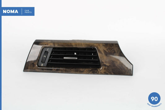 07-08 BMW 335i 325i E92 E93 3 Series Front Left Side Dash AC Air Vent Wood OEM - photo 1