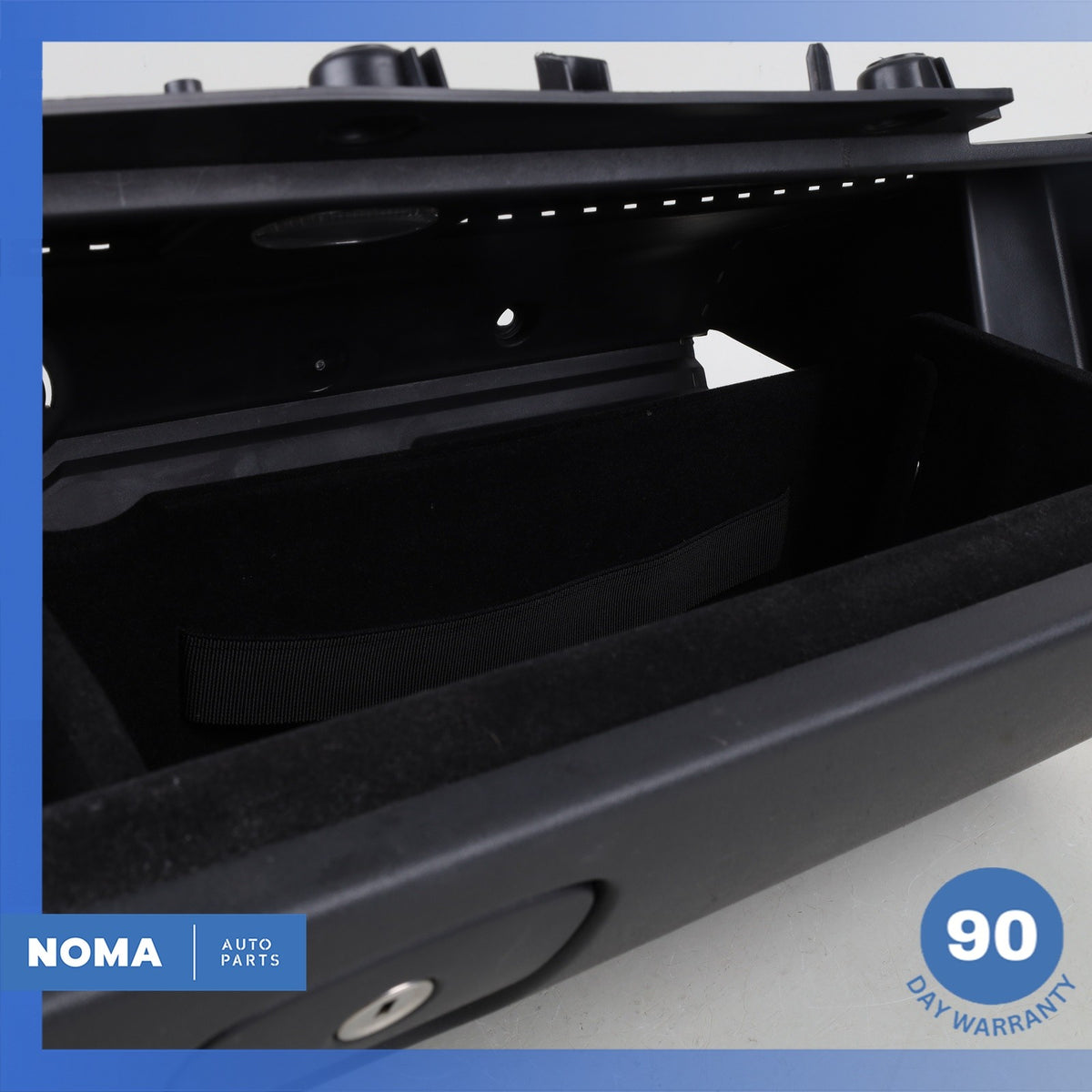 17-19 Jaguar X760 XE Glovebox Glove Box Compartment Trim Black OEM - photo 7