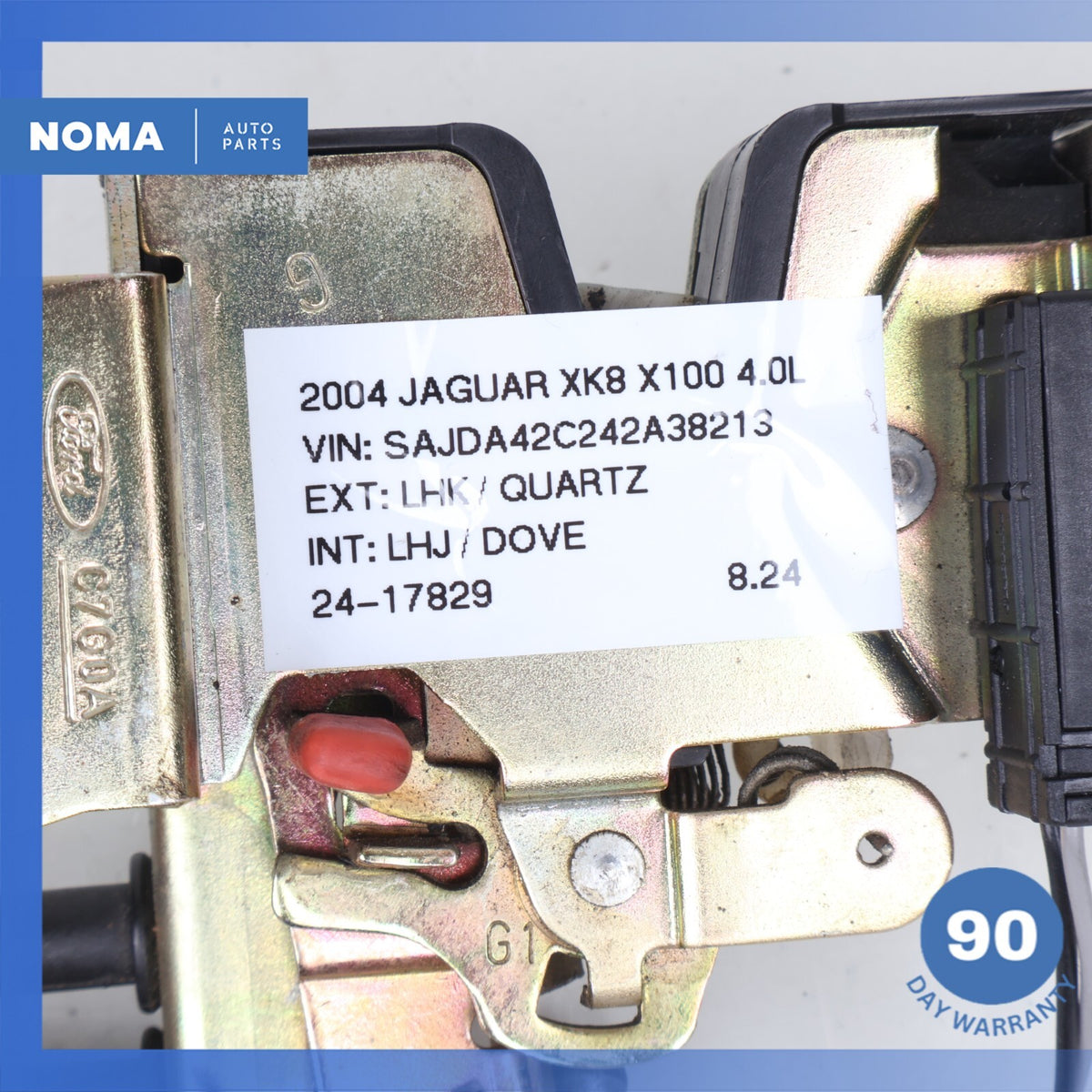 03-06 Jaguar X100 XK8 XKR Trunk Boot Latch Lock Mechanism w/ Cable GJE3500BB OEM - photo 18